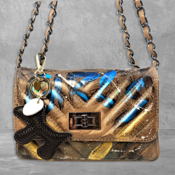 rixi Gronau Bag Charm TaschenanhaengerWoofy Leder schwarz style